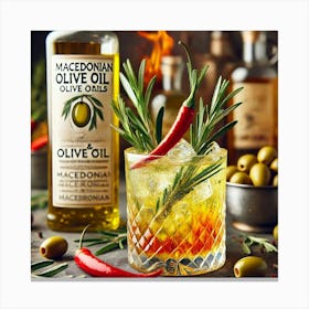 Sovereign Flame Olive Oil Infused Cocktails Canvas Print