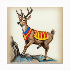 Deer! 54 Canvas Print