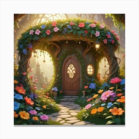 Fairy House 1 Canvas Print