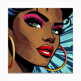 Malaika Pop Woman Canvas Print