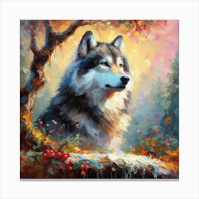 Husky Canvas Print