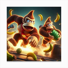 Donkey Kong 1 Canvas Print