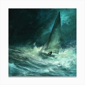 Stormy Seas 1 Canvas Print