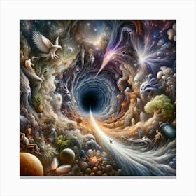 Life in a vortex Canvas Print