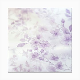 Purple Flowers Background Stampe su tela