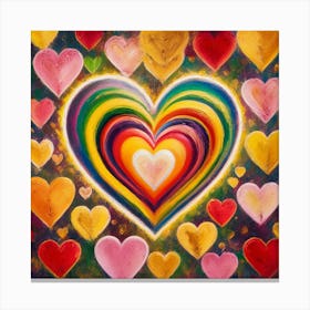 Heart Of Love Canvas Print