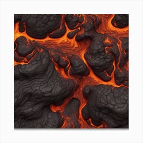 Lava Flow 18 Canvas Print