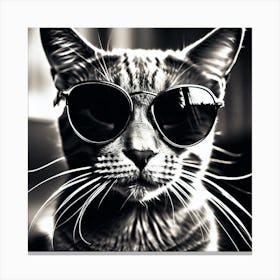 Cat In Sunglasses 6 Canvas Print