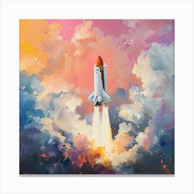 Space Shuttle Launch 1 Canvas Print