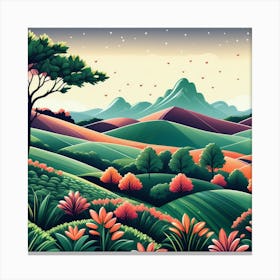 Landscape Painting 6 Canvas Print