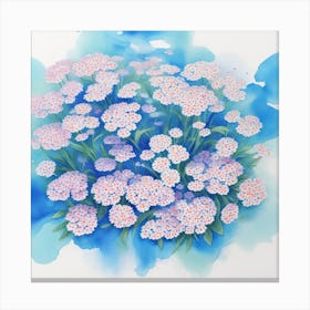 Dreamshaper V7 Abstract Art Water Colors Candytuft With White 0 (1) Canvas Print