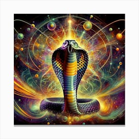 Cobra spiritual Canvas Print