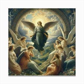 Birth Of The Angels 1 Canvas Print