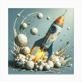 Spaceship 1 Canvas Print