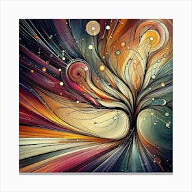 Abstract tree 2 Canvas Print