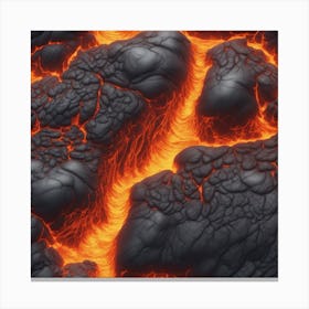 Lava Flow 43 Canvas Print