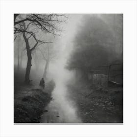 Foggy Night Canvas Print