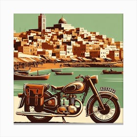 Dakhla, Morocco. Vintage  Canvas Print