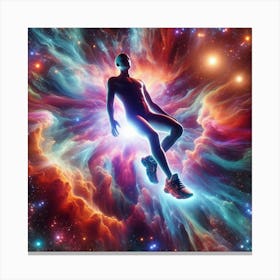 Space Man Canvas Print