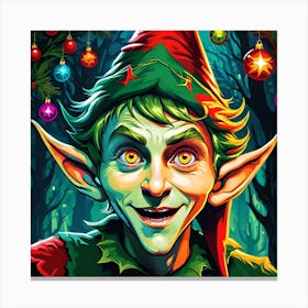 Elf In The Forest Canvas Print