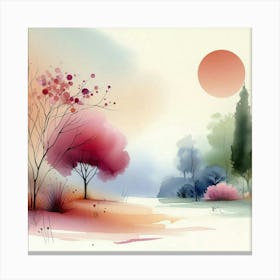 Watercolor Painting 31 Canvas Print