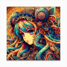 Steampunk Girl 1 Canvas Print