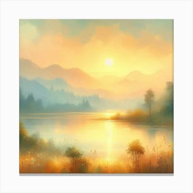 Landscape Painting 17 Canvas Print