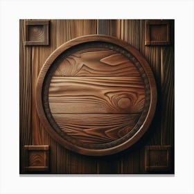 Wooden Door Canvas Print