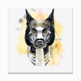 Egyptian Dog Canvas Print