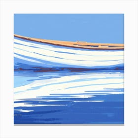 Boat On The Water Canvas Print