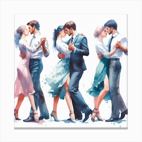 Tango Dance 3 Canvas Print