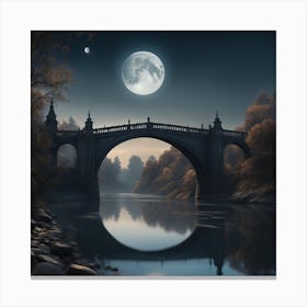 Moon Bridge Canvas Print