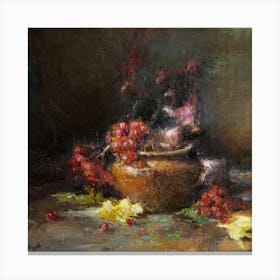 Still life with rowan Canvas Print