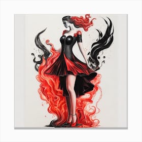 Sex And Fire Canvas Print