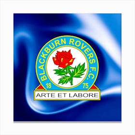 Blackburn Rovers F.C Logo Wall Art 3 Canvas Print