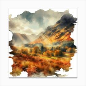 Autumn In The Mountains Canvas Print