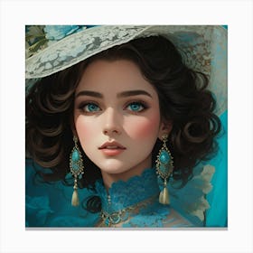 Victorian Girl Canvas Print