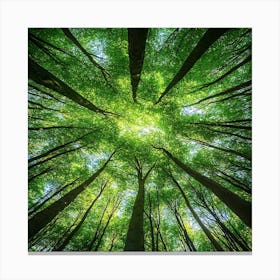 Tree In The Forest Canvas Print