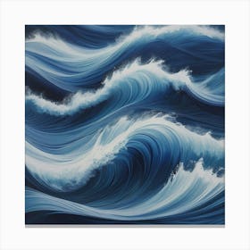 Ocean Waves 39 Canvas Print