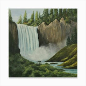 Waterfall 1 Canvas Print