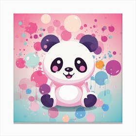 Cute Panda 1 Canvas Print