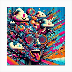 Psychedelic Art 35 Canvas Print