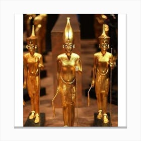 Egyptian Statues 3 Canvas Print