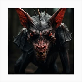 Demon In The Woods 7 Canvas Print