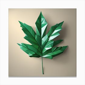 Green Leaf 1 Canvas Print