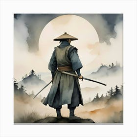 Samurai Warrior Canvas Print