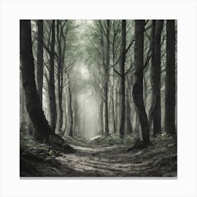 Dark Forest Canvas Print