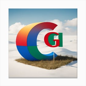 Google Logo Canvas Print