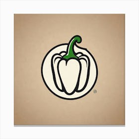 Pepper Logo 8 Canvas Print
