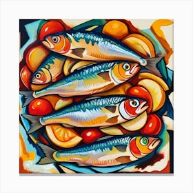 Sardines 2 Canvas Print